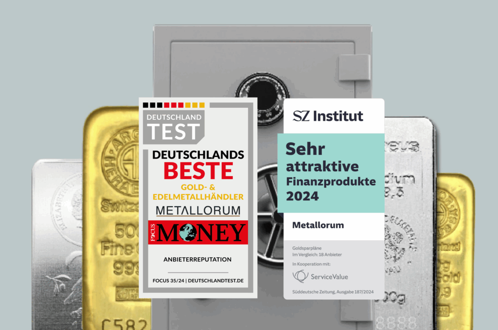 Metallorum ist Deutschlands bester Edelmetallhändler 2024.